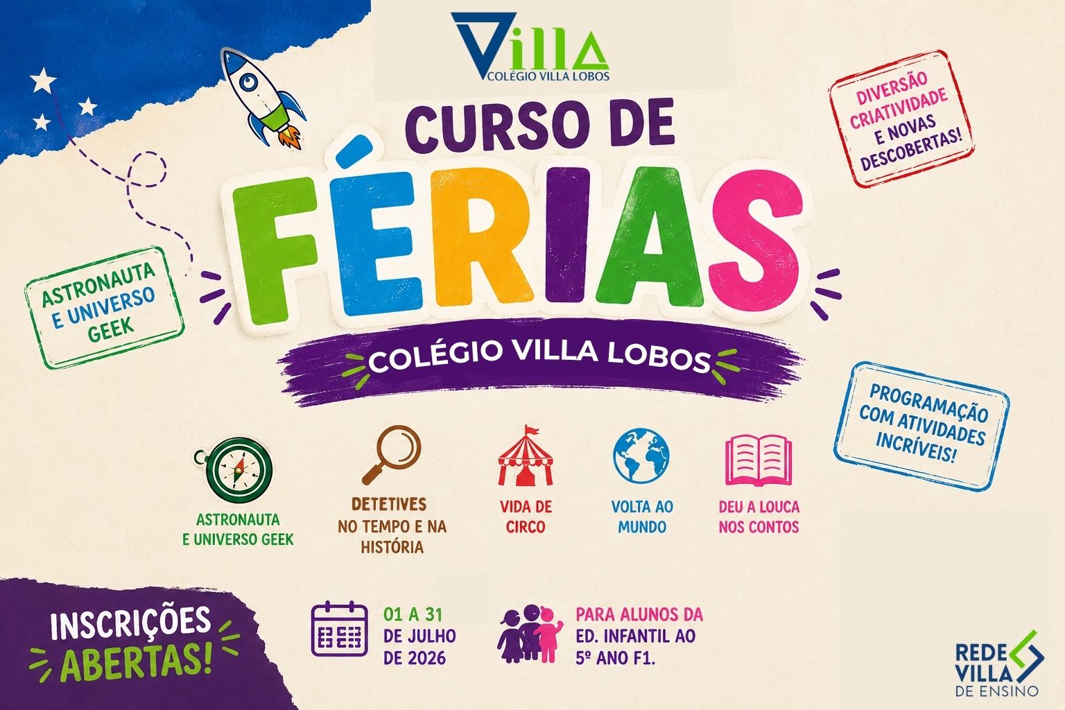 Curso de Férias - Julho 2026